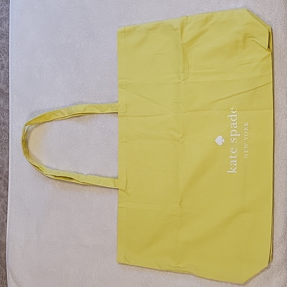 kate spade Yellow Tote Bag with Durable Canvas Material and Classic Shape - Picture 3 of 7